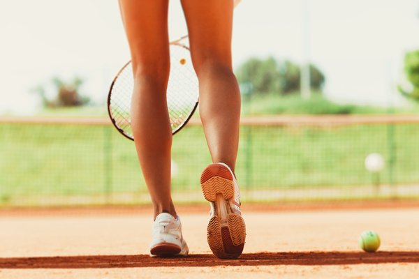 white sneakers and tennis skirt