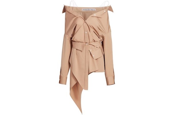 alexander wang deconstructed shirt