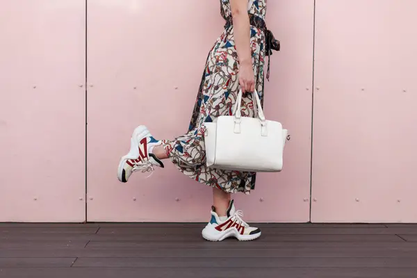 Sneaker Styling Tip #3: Pair Them With A Maxi or Midi Dress