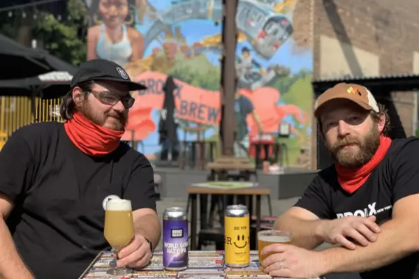 World Gone Hazy from the Bronx Brewery