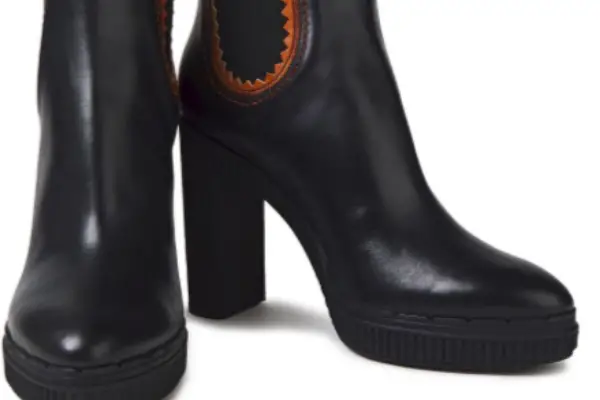 Tod's Leather Platform Ankle Boots