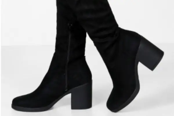 Chunky over the knee boots