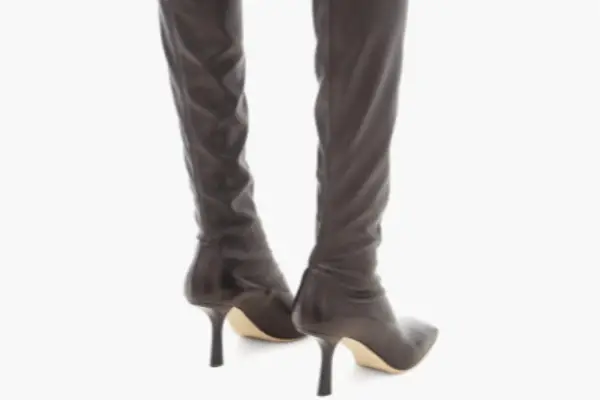 jimmy choo- leather over the knee